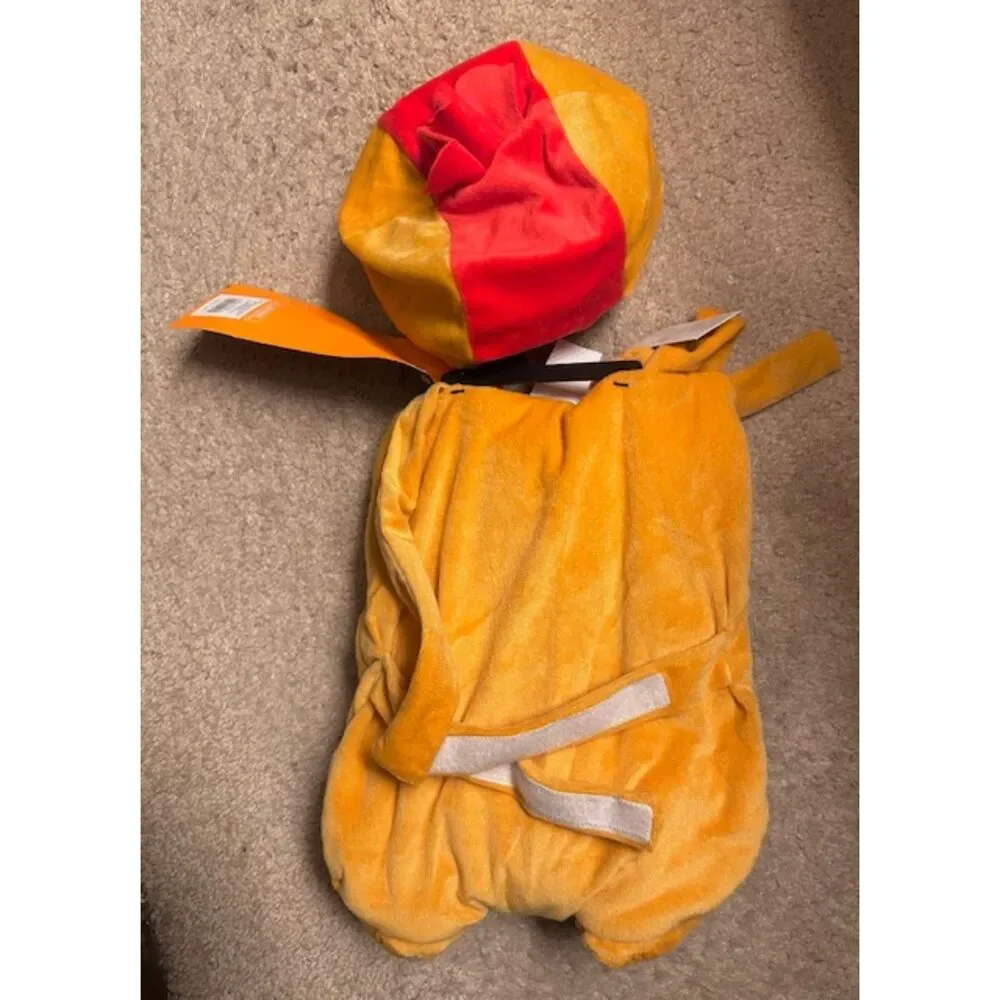 Hot Dog Plush Halloween Costume Infant Carrier Size 0-6 Month Baby Unisex NWT